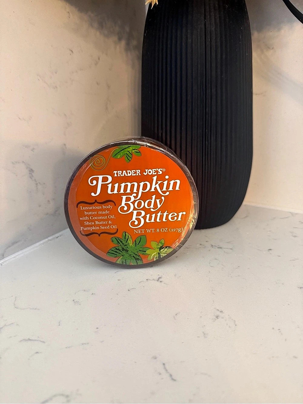 Trader Joe's Pumpkin Body Butter Orange